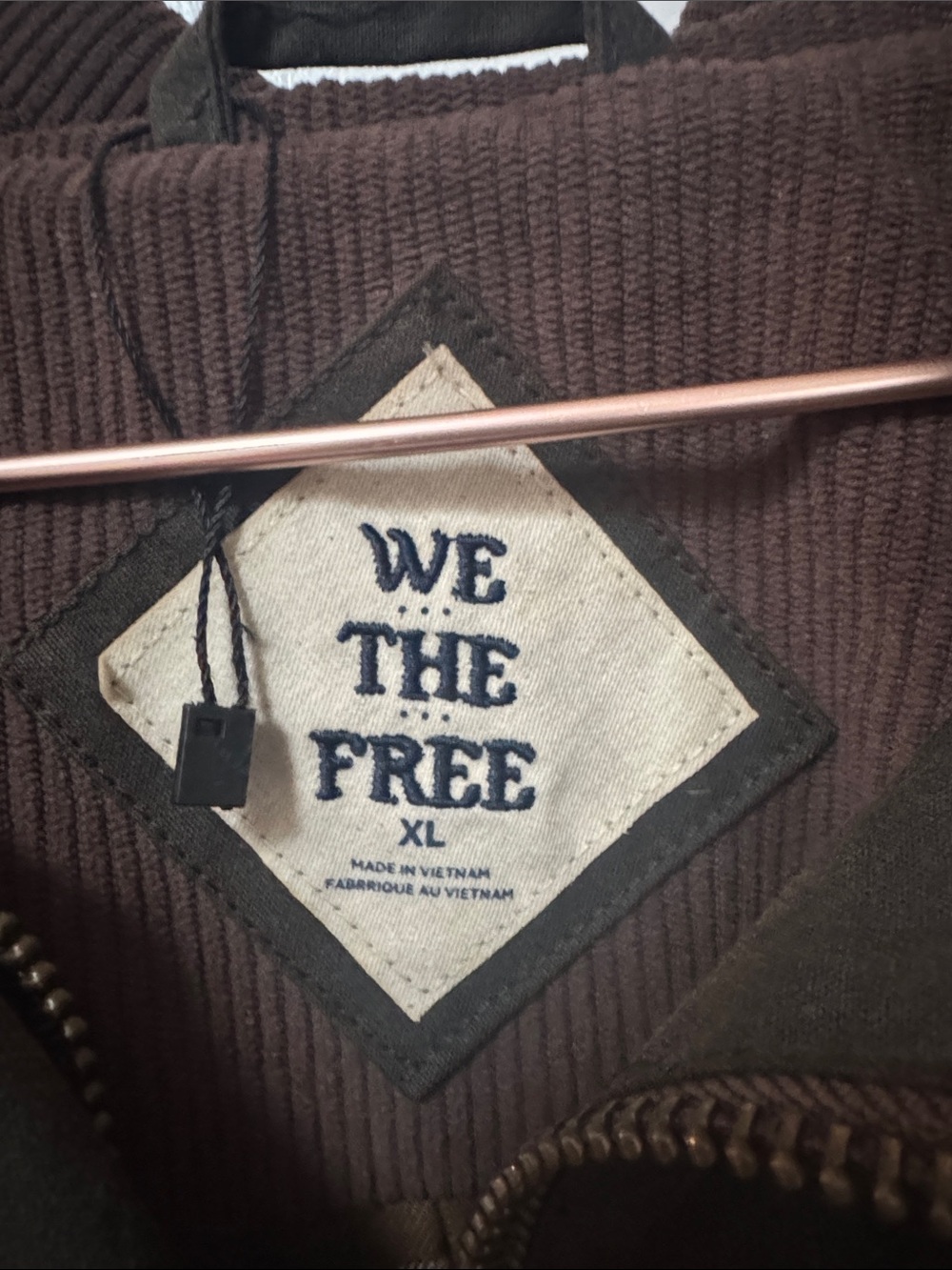 Free People x We the Free Cori Womens Olive Waxed Cotton Jacket XL Oversized - Picture 4 of 11